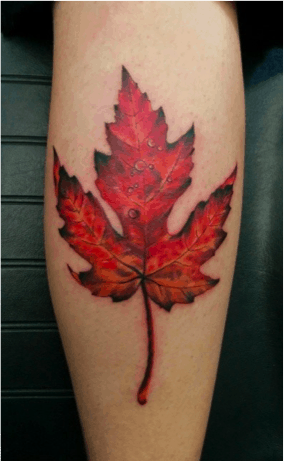 Maple Leaf Tattoos and other Canadian Symbols - Chronic ...