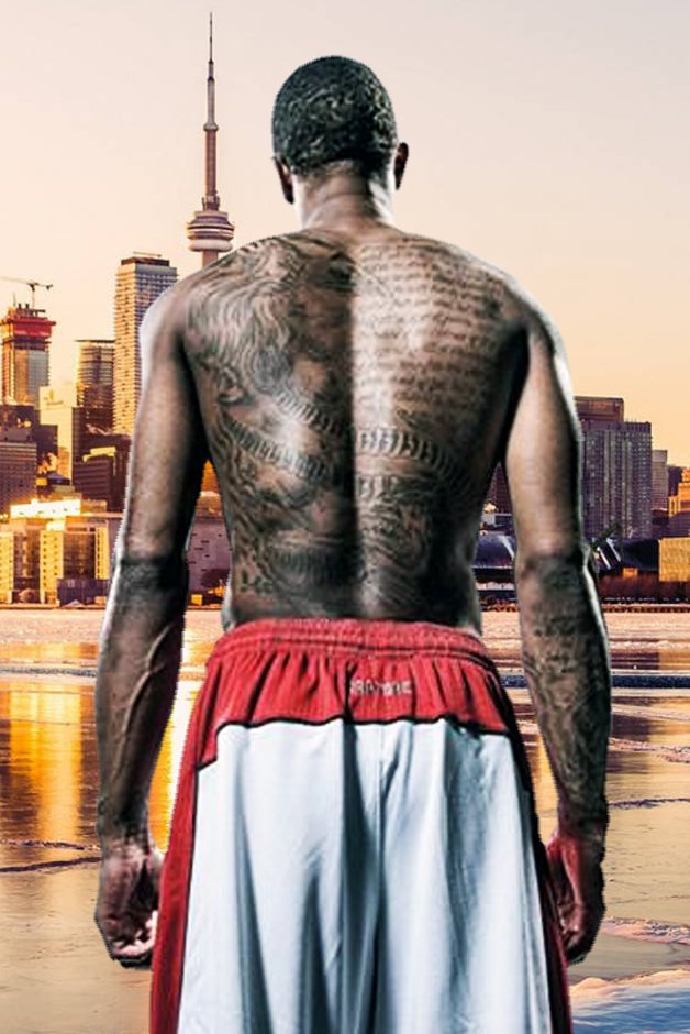 Toronto & Vancouver Raptors Tattoo