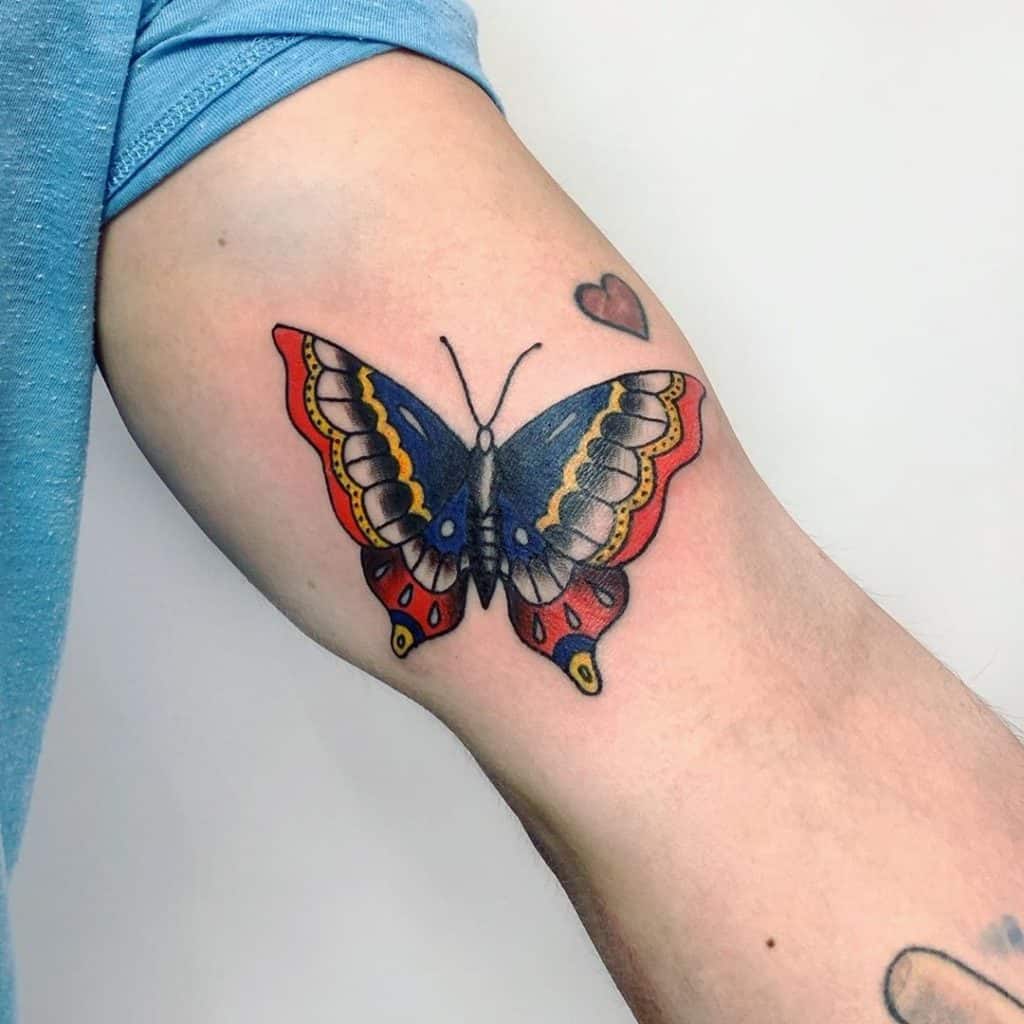 Tattoo Toronto - Butterfly Traditional Style